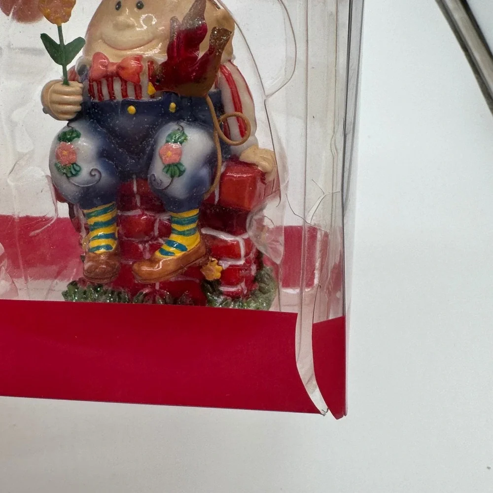 St Nicholas Square Mother Goose Nursery Rhyme Ornaments Set of 4 Flawed Box